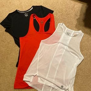 Workout top 3-pack - Nike Dri-Fit & Asics